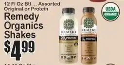 Super Fresh Remedy Organics Shakes offer