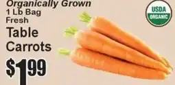 Super Fresh Table Carrots offer