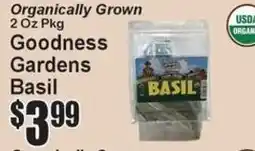 Super Fresh Goodness Gardens Basil offer