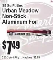 Super Fresh Urban Meadow Non-Stick Aluminum Foil offer
