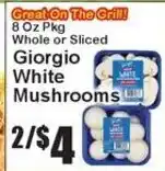 Super Fresh Giorgio White Mushrooms offer