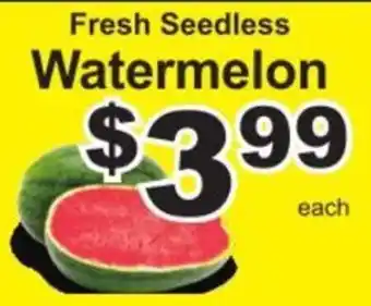 Fresh Seedless Watermelon