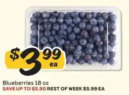 Winn Dixie Blueberries offer