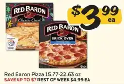 Winn Dixie Red Baron pizza offer