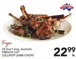 Pete's Fresh Market Fletcher french cut lollipop lamb chops offer