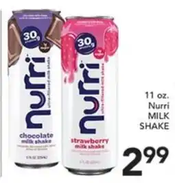 Pete's Fresh Market Nurri milk shake offer