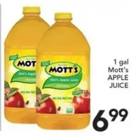 Pete's Fresh Market Mott's apple juice offer