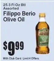 Super Fresh Filippo Berio Olive Oil offer