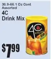 Super Fresh 4c drink mix offer
