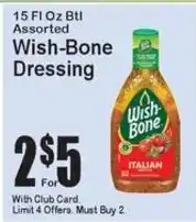 Super Fresh Wish-Bone Dressing offer