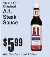 Super Fresh A.1. Steak Sauce offer