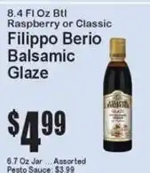 Super Fresh Filippo Berio Balsamic Glaze offer