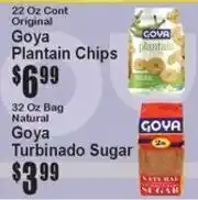 Super Fresh Goya plantain chips offer