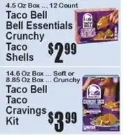Super Fresh Taco Bell Bell Essentials Crunchy Taco Shells offer