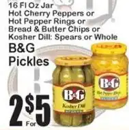 Super Fresh B&G Pickles offer