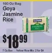 Super Fresh Goya jasmine rice offer