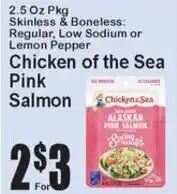 Super Fresh Chicken of the Sea Pink Salmon offer