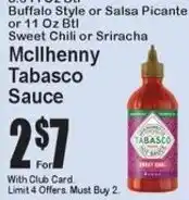 Super Fresh McIlhenny Tabasco Sauce offer