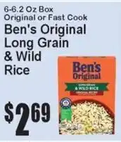Super Fresh Ben's Original Long Grain & Wild Rice offer