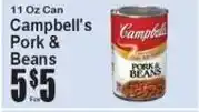 Super Fresh Campbell's Pork & Beans offer