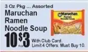 Super Fresh Maruchan Rice Bowl offer
