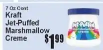 Super Fresh Kraft jet-puffed marshmallow creme offer