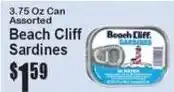 Super Fresh Beach Cliff Sardines offer