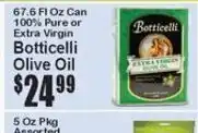 Super Fresh Botticelli olive oil offer
