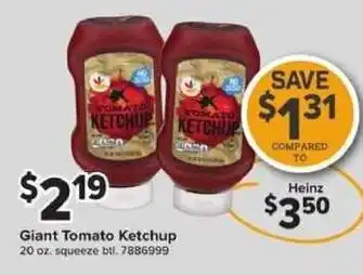 Heinz giant tomato ketchup