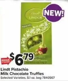 Giant Food Lindt Pistachio Milk Chocolate Truffles offer