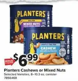 Giant Food Planters Cashews or Mixed Nuts offer