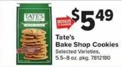 Giant Food Tate's Bake Shop Cookies offer