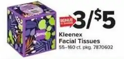 Giant Food Kleenex Facial Tissues offer