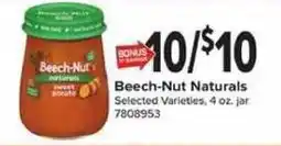 Giant Food Beech-Nut Naturals offer