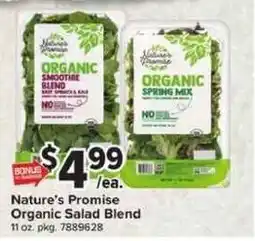 Giant Food Nature's Promise Organic Salad Blend offer