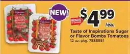 Giant Food Taste of Inspirations Sugar or Flavor Bombs Tomatoes offer