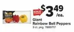 Giant Food Giant Rainbow Bell Peppers offer