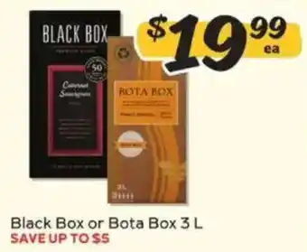 Winn Dixie Black Box or Bota Box offer
