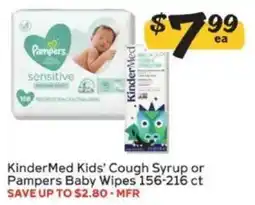 Winn Dixie KinderMed Kids' Cough Syrup or Pampers Baby Wipes offer