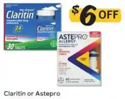 Winn Dixie Claritin or Astepro offer