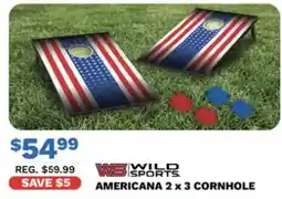 Big 5 Wild Sports Americana 2 x 3 Cornhole offer