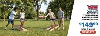 Wild Sports Tournament Professional Cornhole Set