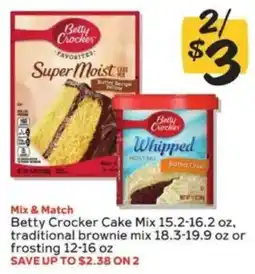 Winn Dixie Betty Crocker cake mix offer