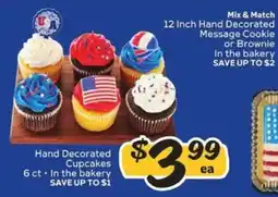 Winn Dixie Hand Decorated Cupcakes offer