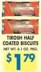 Associated Tiros half coated biscuits offer