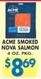 Associated Acme smoked nova salmon offer