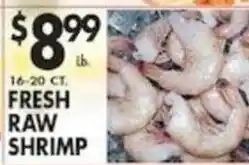 Associated Fresh Raw Shrimp offer