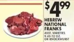 Associated Hebrew national franks offer