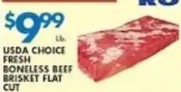 Associated Usda choice fresh boneless beef brisket flat cut offer