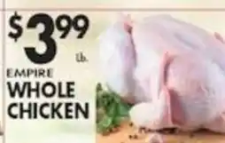 Associated Empire whole chicken offer